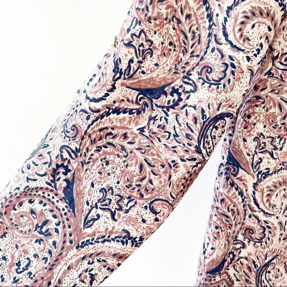 Daniel Rainn Boho Tunic Crochet Size Small Paisley Swirl Lightweight Popover Top - Picture 5 of 8